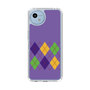 Slim Protection Case［ Nordic Argyle - Purple ］