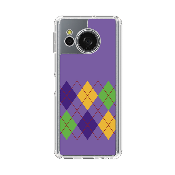 Slim Protection Case［ Nordic Argyle - Purple ］
