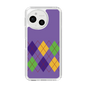 Slim Protection Case［ Nordic Argyle - Purple ］