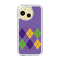 Slim Protection Case［ Nordic Argyle - Purple ］