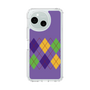 Slim Protection Case［ Nordic Argyle - Purple ］
