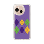 Slim Protection Case［ Nordic Argyle - Purple ］