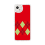 Slim Protection Case［ Nordic Argyle - Red ］