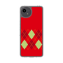 Slim Protection Case［ Nordic Argyle - Red ］