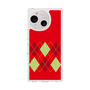 Slim Protection Case［ Nordic Argyle - Red ］