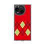 Slim Protection Case［ Nordic Argyle - Red ］