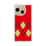 Slim Protection Case［ Nordic Argyle - Red ］