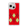 Slim Protection Case［ Nordic Argyle - Red ］