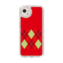 Slim Protection Case［ Nordic Argyle - Red ］