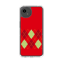 Slim Protection Case［ Nordic Argyle - Red ］