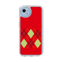 Slim Protection Case［ Nordic Argyle - Red ］