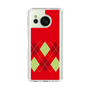 Slim Protection Case［ Nordic Argyle - Red ］