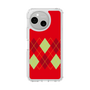 Slim Protection Case［ Nordic Argyle - Red ］