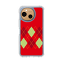 Slim Protection Case［ Nordic Argyle - Red ］
