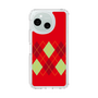 Slim Protection Case［ Nordic Argyle - Red ］
