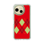 Slim Protection Case［ Nordic Argyle - Red ］