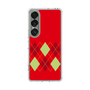 Slim Protection Case［ Nordic Argyle - Red ］