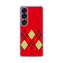 Slim Protection Case［ Nordic Argyle - Red ］