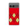 Slim Protection Case［ Nordic Argyle - Red ］