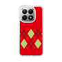Slim Protection Case［ Nordic Argyle - Red ］