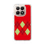 Slim Protection Case［ Nordic Argyle - Red ］