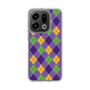 Slim Protection Case［ Argyle - Purple ］