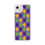 Slim Protection Case［ Argyle - Purple ］