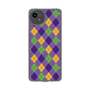 Slim Protection Case［ Argyle - Purple ］