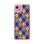 Slim Protection Case［ Argyle - Purple ］