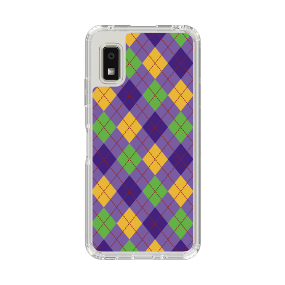 Slim Protection Case［ Argyle - Purple ］