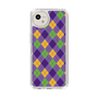 Slim Protection Case［ Argyle - Purple ］