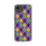 Slim Protection Case［ Argyle - Purple ］