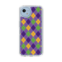 Slim Protection Case［ Argyle - Purple ］