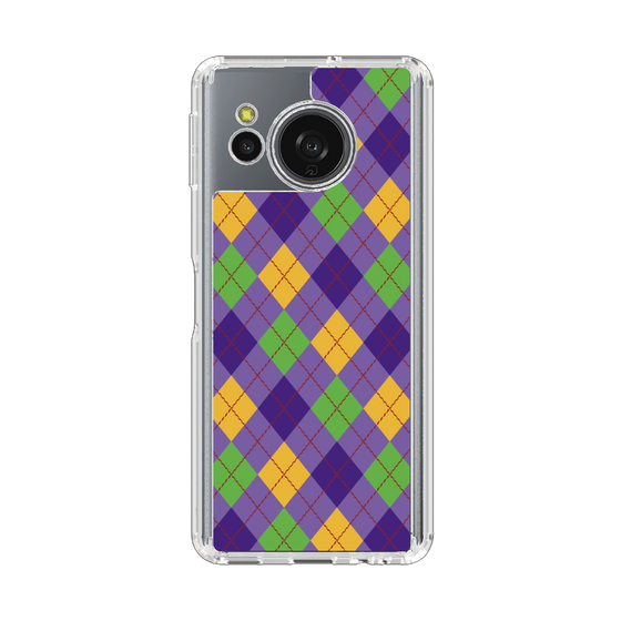 Slim Protection Case［ Argyle - Purple ］
