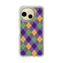 Slim Protection Case［ Argyle - Purple ］