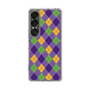 Slim Protection Case［ Argyle - Purple ］