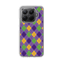 Slim Protection Case［ Argyle - Purple ］