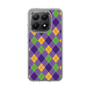 Slim Protection Case［ Argyle - Purple ］