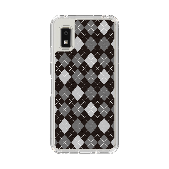 Slim Protection Case［ Argyle - Black ］