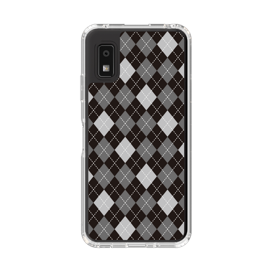 Slim Protection Case［ Argyle - Black ］