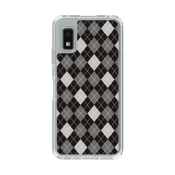 Slim Protection Case［ Argyle - Black ］