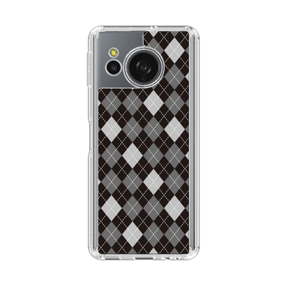 Slim Protection Case［ Argyle - Black ］