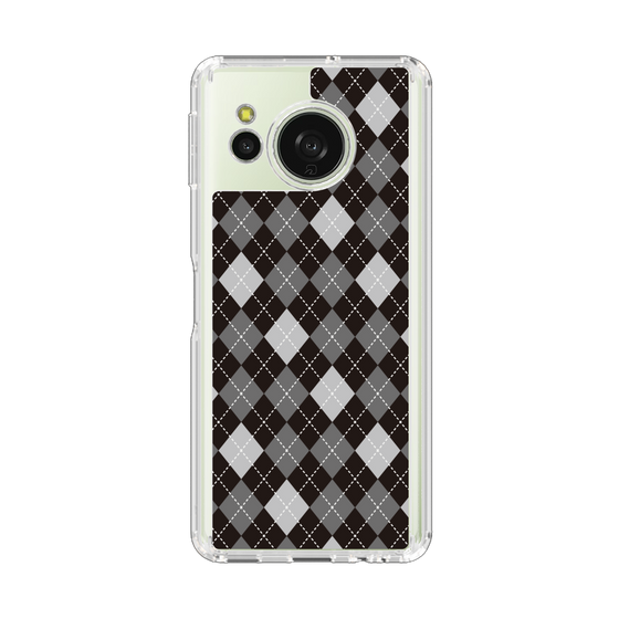 Slim Protection Case［ Argyle - Black ］