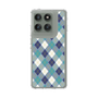 Slim Protection Case［ Argyle - Blue ］