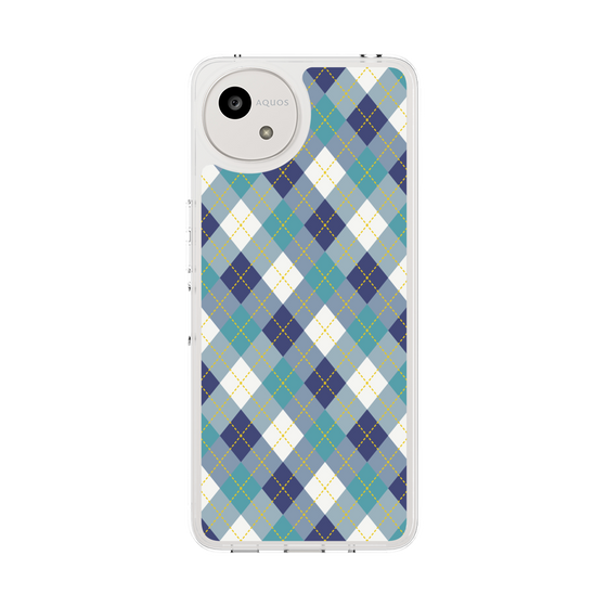 Slim Protection Case［ Argyle - Blue ］