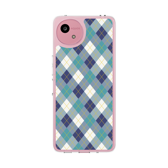 Slim Protection Case［ Argyle - Blue ］
