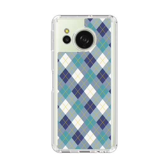 Slim Protection Case［ Argyle - Blue ］