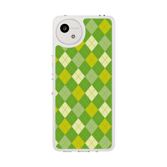 Slim Protection Case［ Argyle - Green ］