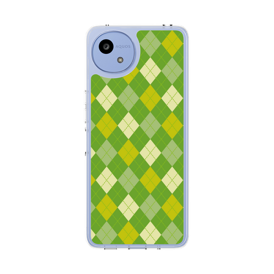 Slim Protection Case［ Argyle - Green ］