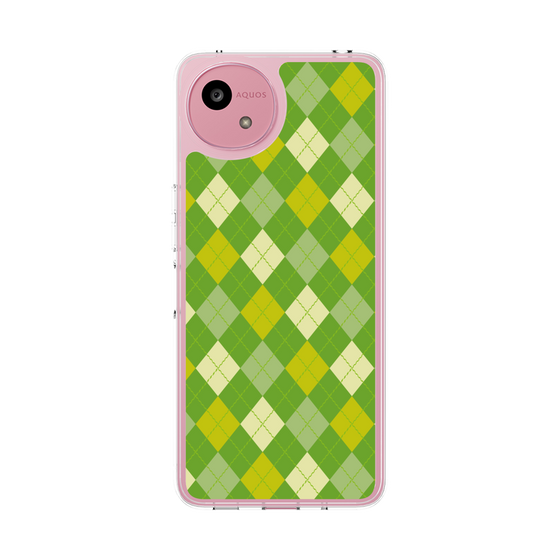Slim Protection Case［ Argyle - Green ］